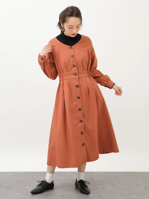 Vネック前開きワンピース テラコッタ グレンチェック Earth Music Ecology アースミュージックアンドエコロジー のレディース ワンピース 1d93l0h1400 ファッション通販のstripe Club Vネック前開きワンピース テラコッタ グレンチェック Earth Music Ecology アースミュージックアンドエコロジー のレディース ワンピース 1d93l0h1400 ファッション通販のstripe Club