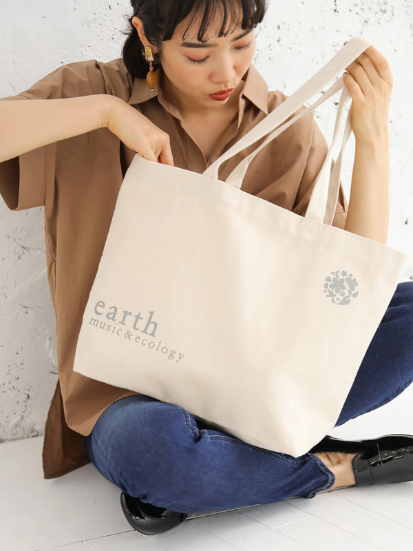 Earth Music Ecologyエコバッグ 大 ナチュラル Earth Music Ecology アースミュージックアンドエコロジー のレディースバッグ ポーチ 1a95z0j0300 ファッション通販のstripe Club