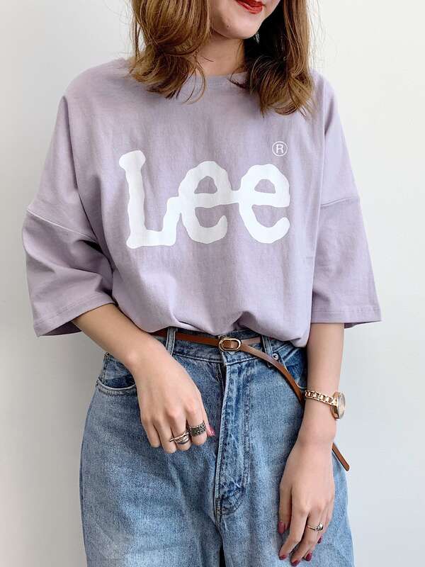 アウトレット Lee Earthロゴtシャツ オフホワイト ピンク サックスブルー ネイビー Earth Music Ecology アースミュージックアンドエコロジー のレディースカットソー 1j02l1c0300 ファッション通販のstripe Club