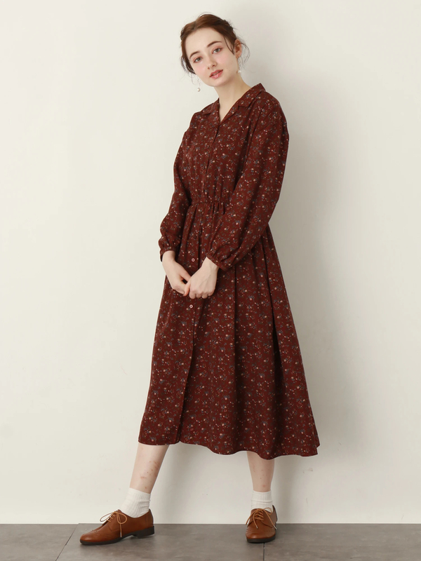 アウトレット 開襟ワンピース ブラック ボルドー ブラウン ネイビー Earth Music Ecology アースミュージックアンドエコロジー のレディースワンピース 1d93l0h ファッション通販のstripe Club