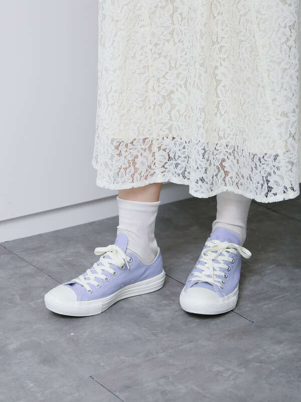 Converse Earthallstar Light Ox アイボリー グレーベージュ ブラウン ラベンダー Earth Music Ecology アースミュージックアンドエコロジー のレディーススニーカー 1j05l6k0100 ファッション通販のstripe Club