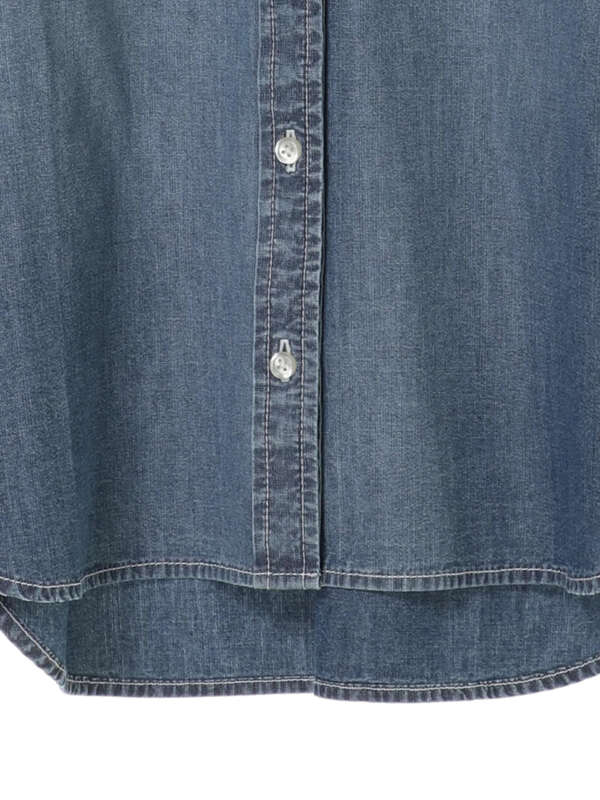 アウトレット Cotton Usaデニムbigシャツ サックスブルー ミディアムインディゴ Earth Music Ecology アースミュージックアンドエコロジー のレディースシャツ ブラウス 1c01l0a0100 ファッション通販のstripe Club アウトレット Cotton Usaデニムbigシャツ サックスブルー ミディアムインディゴ Earth Music Ecology アースミュージックアンドエコロジー のレディースシャツ ブラウス 1c01l0a0100 ファッション通販のstripe Club