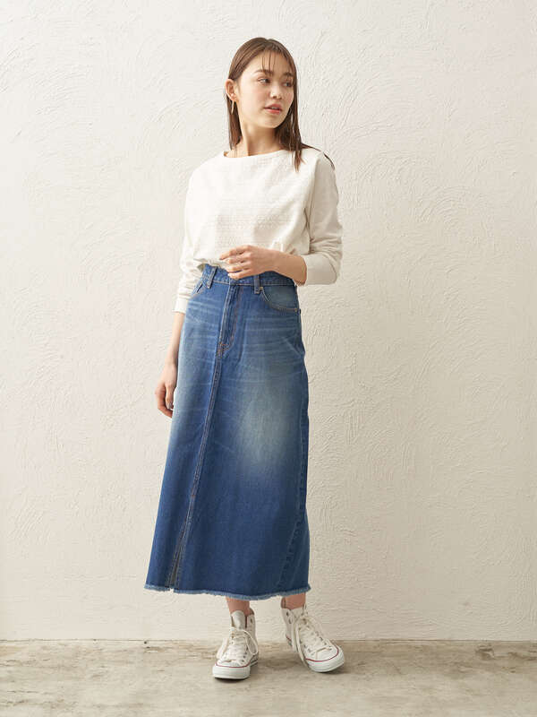 アウトレット Cotton Usaデニムスカート Aライン サックスブルー ミディアムインディゴ Earth Music Ecology アースミュージックアンドエコロジー のレディーススカート 1h01l0l0140 ファッション通販のstripe Club アウトレット Cotton Usaデニムスカート Aライン サックスブルー ミディアムインディゴ Earth Music Ecology アースミュージックアンドエコロジー のレディーススカート 1h01l0l0140 ファッション通販のstripe Club