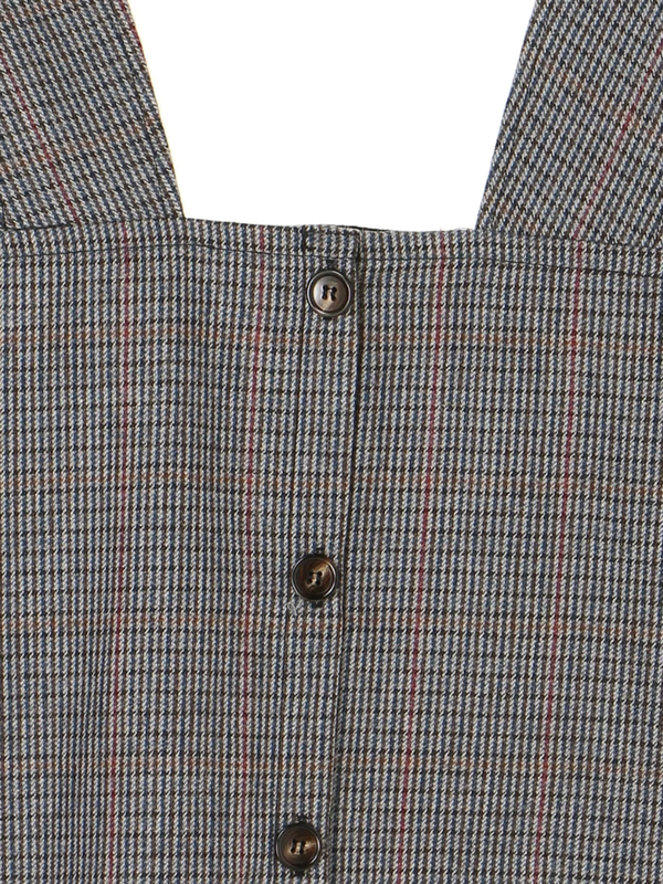 Sly チェックビスチェ グレー ブラウン Earth Music Ecology アースミュージックアンドエコロジー のレディースベスト 1p97l0x0100 ファッション通販のstripe Club