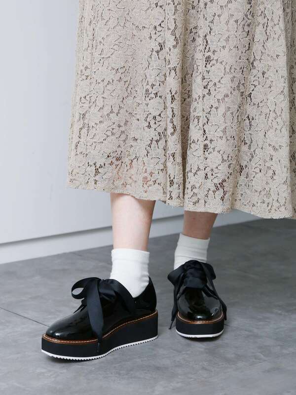 アウトレット Oriental Traffic レースアップシューズ ブラック ブラウン Earth Music Ecology アースミュージックアンドエコロジー のレディースドレスシューズ 1r01l7k00 ファッション通販のstripe Club