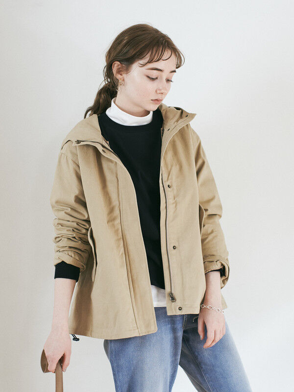 ライナー付きショートマウンテンパーカー ベージュ カーキ ピンクベージュ Earth Music Ecology アースミュージックアンドエコロジー のレディースジャケット 1c01l0y0330 ファッション通販のstripe Club