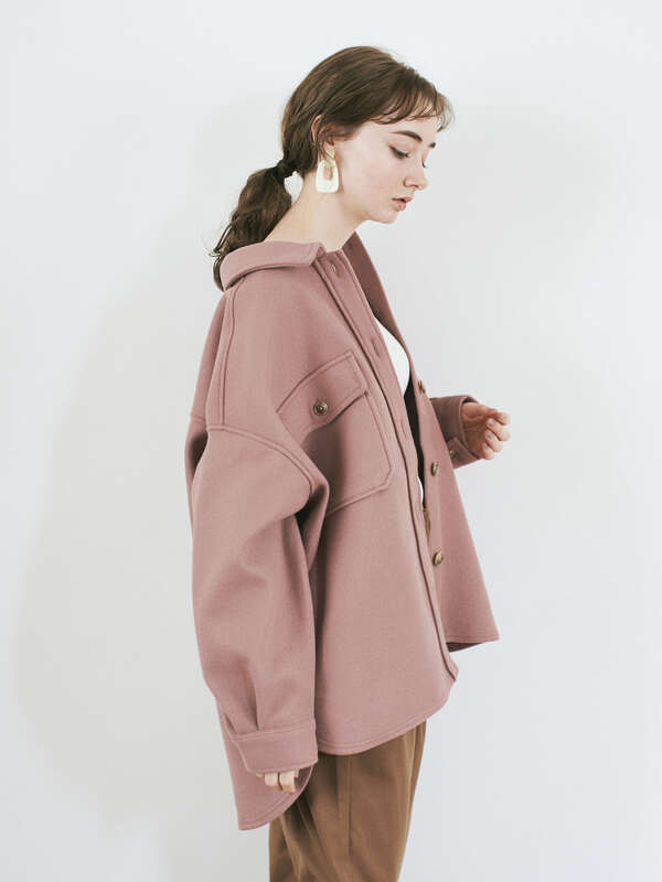 アウトレット Cpoシャツアウター ベージュ グレーベージュ エクリュ ローズ ローズ Earth Music Ecology アースミュージックアンドエコロジー のレディースジャケット 1c01l0y0930 ファッション通販のstripe Club