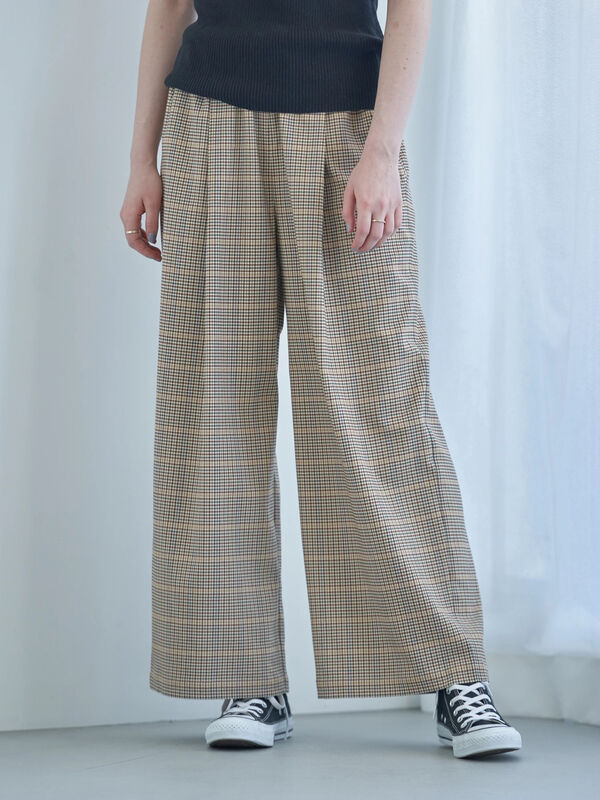 アウトレット ラクチンワイドパンツ ブラック チェック Earth Music Ecology アースミュージックアンドエコロジー のレディース パンツ 1c01l0f0900 ファッション通販のstripe Club アウトレット ラクチンワイドパンツ ブラック チェック Earth Music Ecology アースミュージックアンドエコロジー のレディース パンツ 1c01l0f0900 ファッション通販のstripe Club