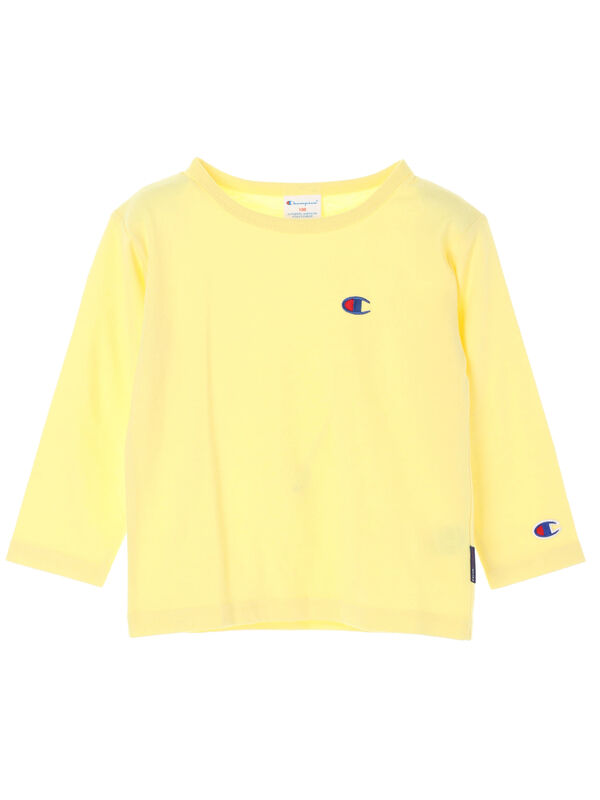 Kids Champion 長袖tシャツ ホワイト ピンク ライトイエロー Earth Music Ecology アースミュージックアンドエコロジー のレディースカットソー 1p01k1c0210 ファッション通販のstripe Club