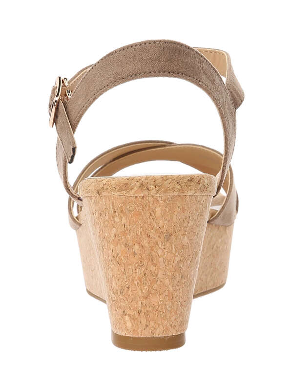 アウトレット Oriental Traffic コルクウェッジサンダル ブラック キャメル Earth Music Ecology アースミュージックアンドエコロジー のレディースサンダル 1r02l1k0400 ファッション通販のstripe Club