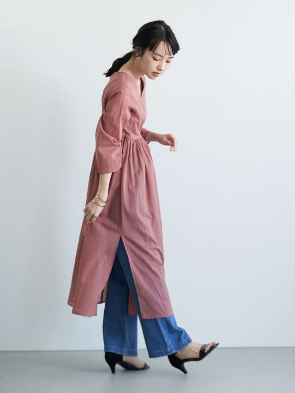 アウトレット カシュクールワンピース アイボリー ブラック ピンク モカ Earth Music Ecology アース ミュージックアンドエコロジー のレディースワンピース 1c02l0h0600 ファッション通販のstripe Club