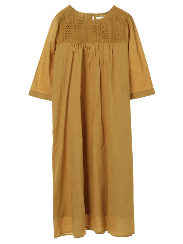 デコルテレースワンピース アイボリー ブラック グレーベージュ マスタード Earth Music Ecology アースミュージックアンドエコロジー のレディースワンピース 1c02l0h1090 ファッション通販のstripe Club