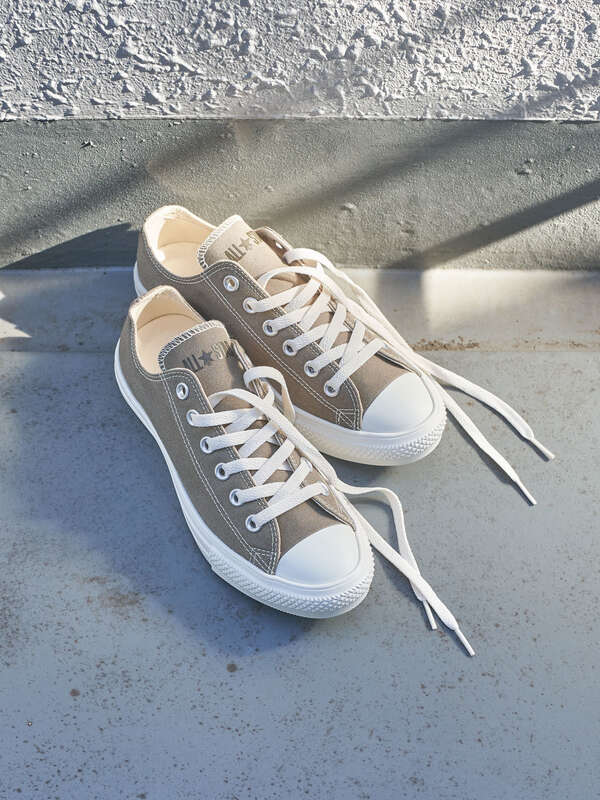Converse Earthallstar Light Ox グレー ピンク オリーブ Earth Music Ecology アースミュージックアンドエコロジー のレディーススニーカー 1j15l6k0100 ファッション通販のstripe Club