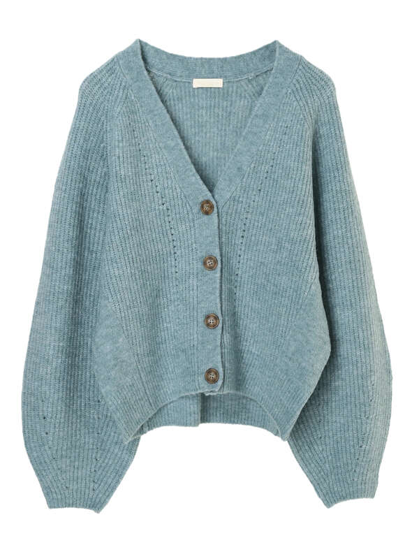 アウトレット 古着 ふわふわニットカーディガン グレー ベージュ モカ グリーン パープル エクリュ Earth Music Ecology アースミュージックアンドエコロジー のレディースカーディガン 1c07l2d0100 ファッション通販のstripe Club