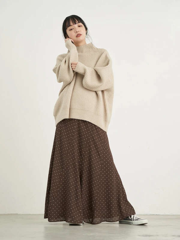 アウトレット Web限定 ゆるふわハイネックニットプルオーバー ライトベージュ ベージュ ミント ラベンダー Earth Music Ecology アースミュージックアンドエコロジー のレディースニット セーター Ba04l2c00 ファッション通販のstripe Club