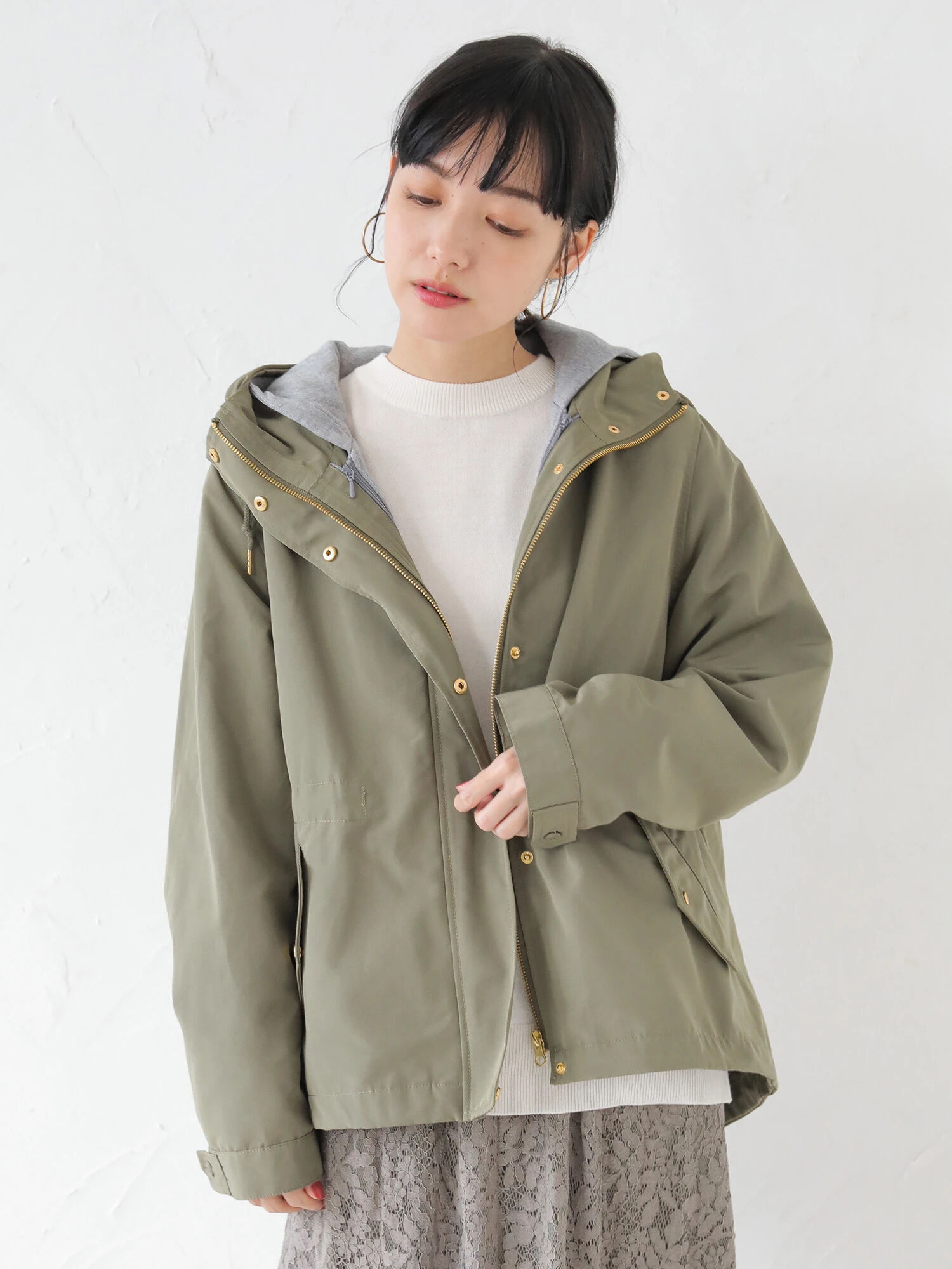 earth musicecology  アース　子供服　キッズ　パーカー