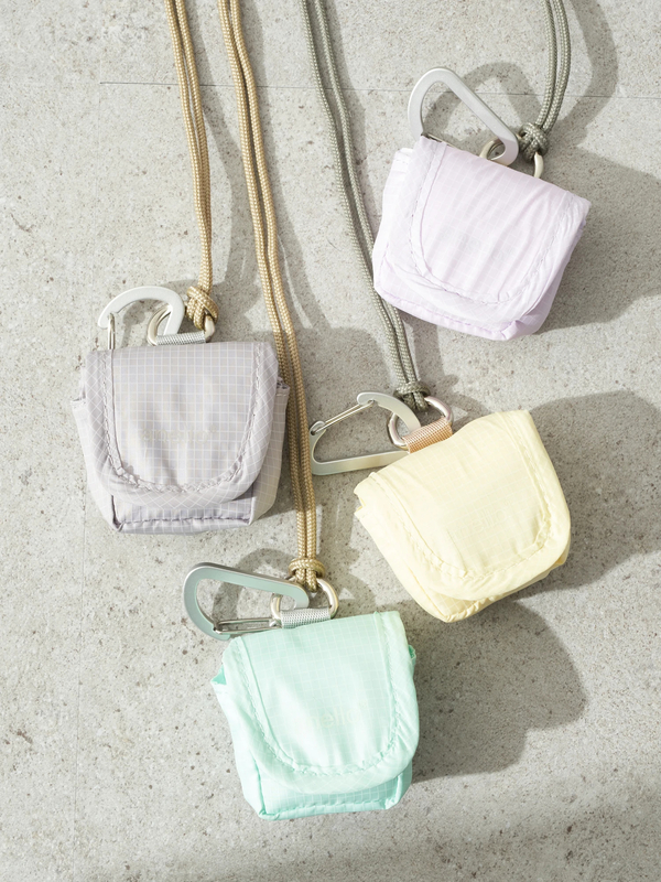 Anello Earth Chiccoエコバック グレー ピンク イエロー ミント Earth Music Ecology アース ミュージックアンドエコロジー のレディースバッグ ポーチ 1j11l0j0700 ファッション通販のstripe Club