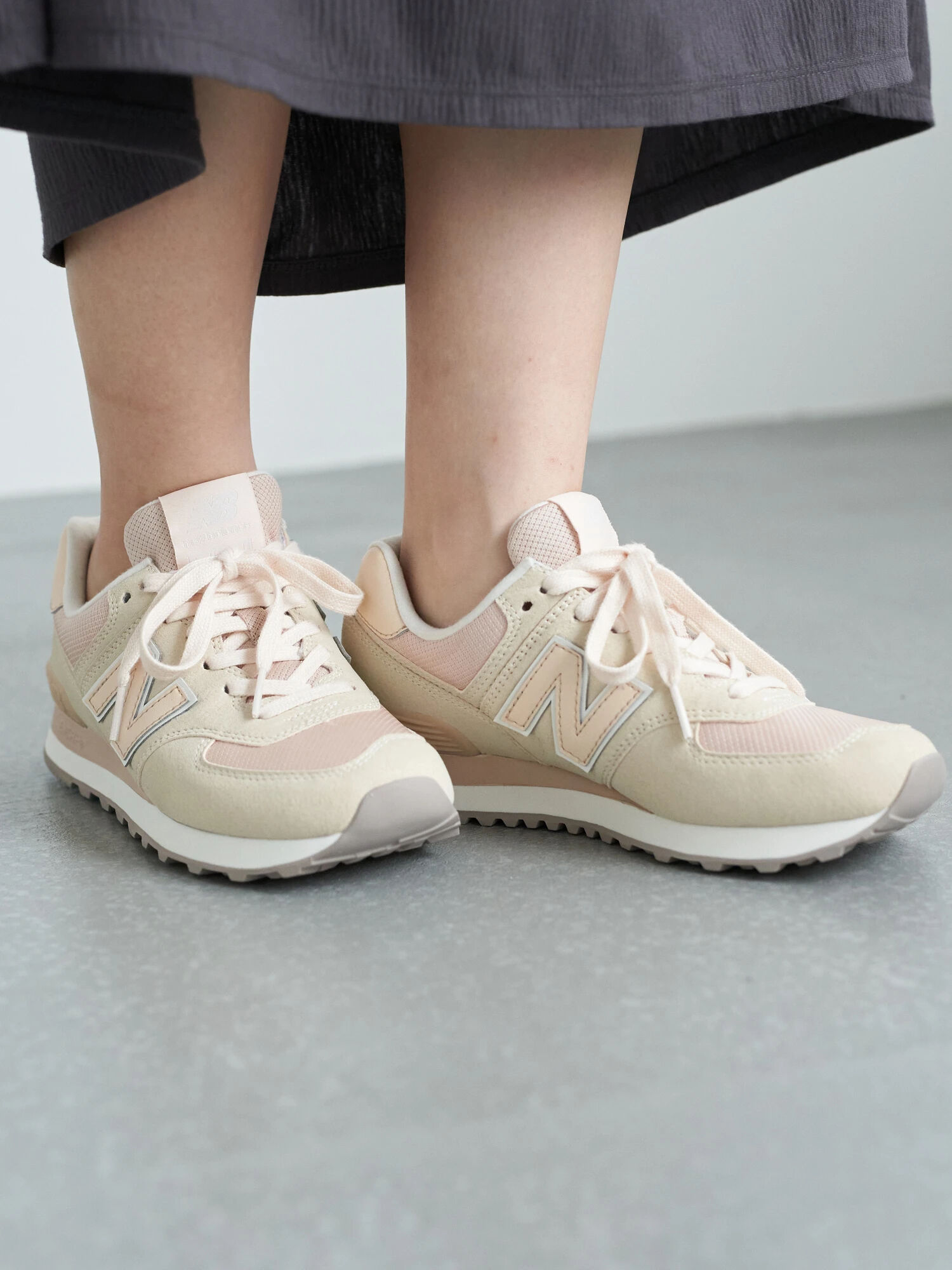newbalance×earth WL574(ベージュ) / earth music&ecology(アース ...