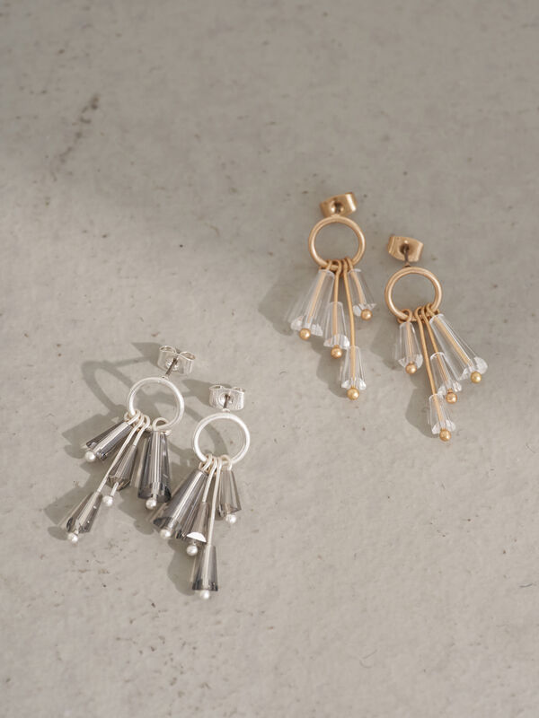 トライアングルビーズピアス シルバー ゴールド Earth Music Ecology アースミュージックアンドエコロジー のレディースピアス 指輪 1b12lcj0700 ファッション通販のstripe Club