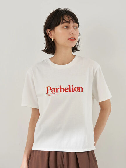 earth music&ecology(アースミュージックアンドエコロジー) |【WEB限定】ParhelionプリントTシャツ(レッド)
