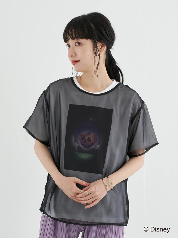 ディズニー ツイステッドワンダーランド Earth シアーtシャツセット ボルドー レッド オレンジ グリーン ブルー ラベンダー パープル Earth Music Ecology アースミュージックアンドエコロジー のレディースカットソー 1w13l1c0100 ファッション通販のstripe Club