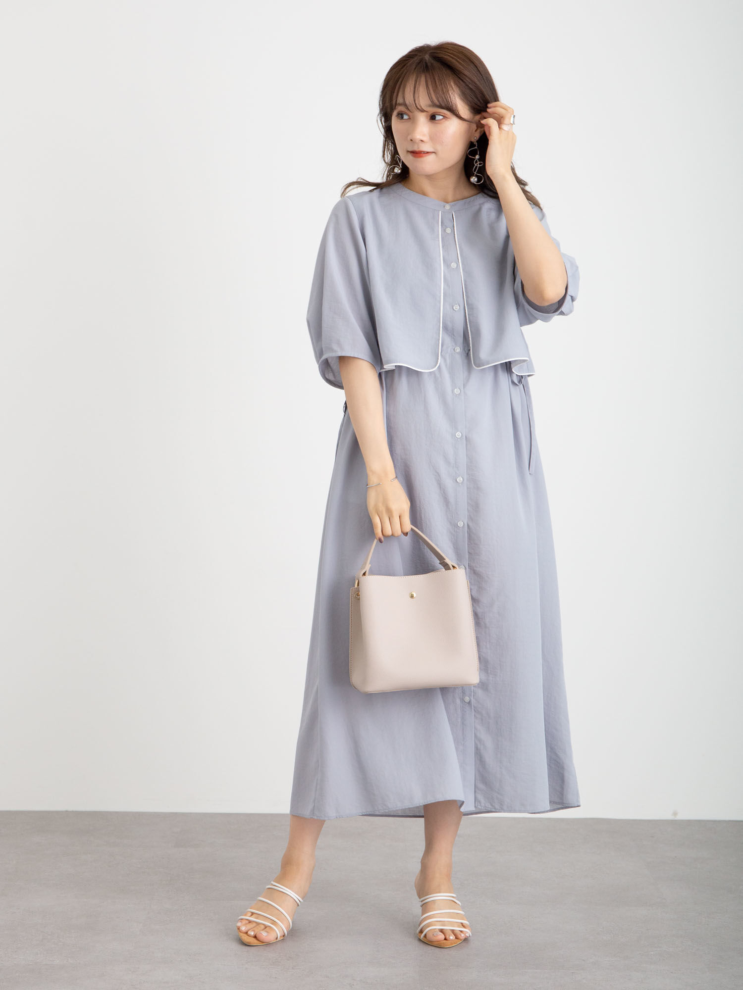 全てのアイテム シャツワンピ リボン Aライン Ar ワンピース Mitani Pinoko Jp