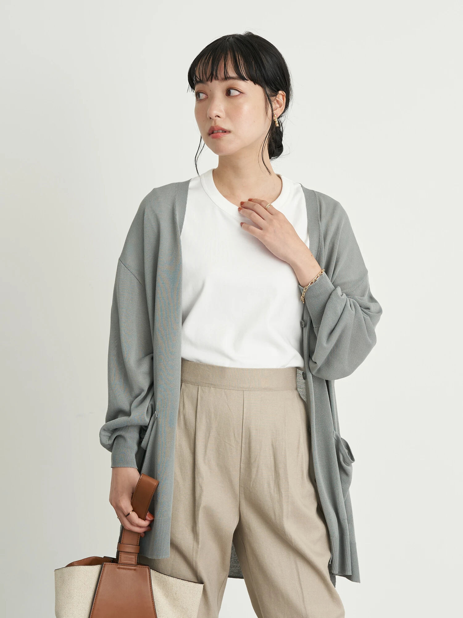 シアーbigカーディガン