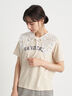 【WEB限定】[SET2点]Tシャツ+レース衿(モカ)