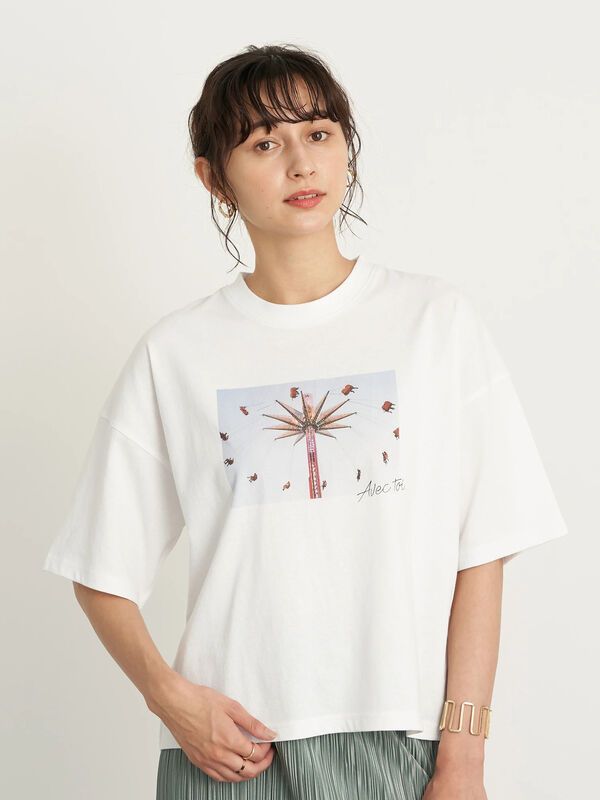 エモーショナルフォトプリントTシャツ