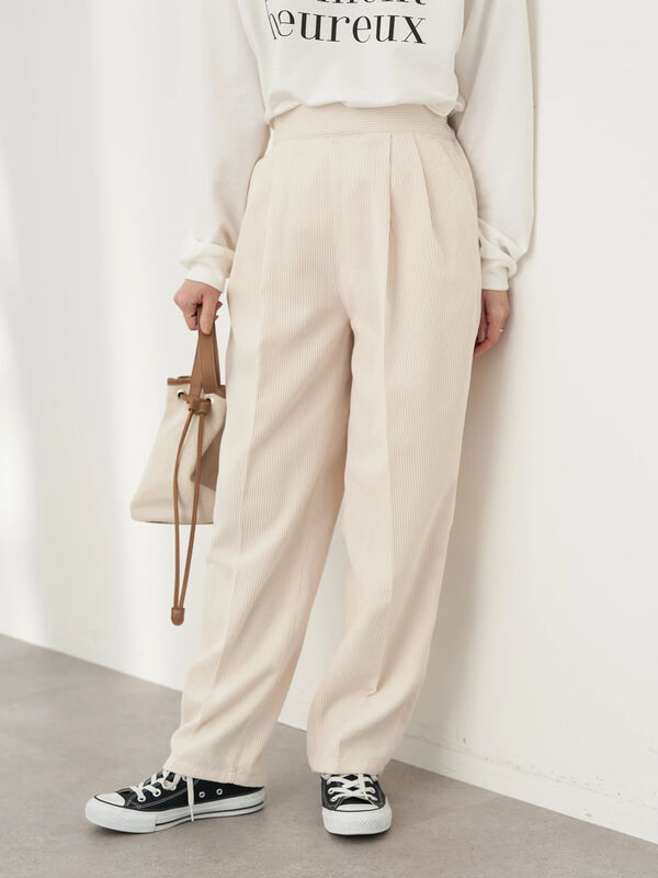 コーデュロイワイドパンツ アイボリー ブラック ベージュ グリーン Earth Music Ecology アースミュージックアンドエコロジー のレディースパンツ 1c21l0f0130 ファッション通販のstripe Club