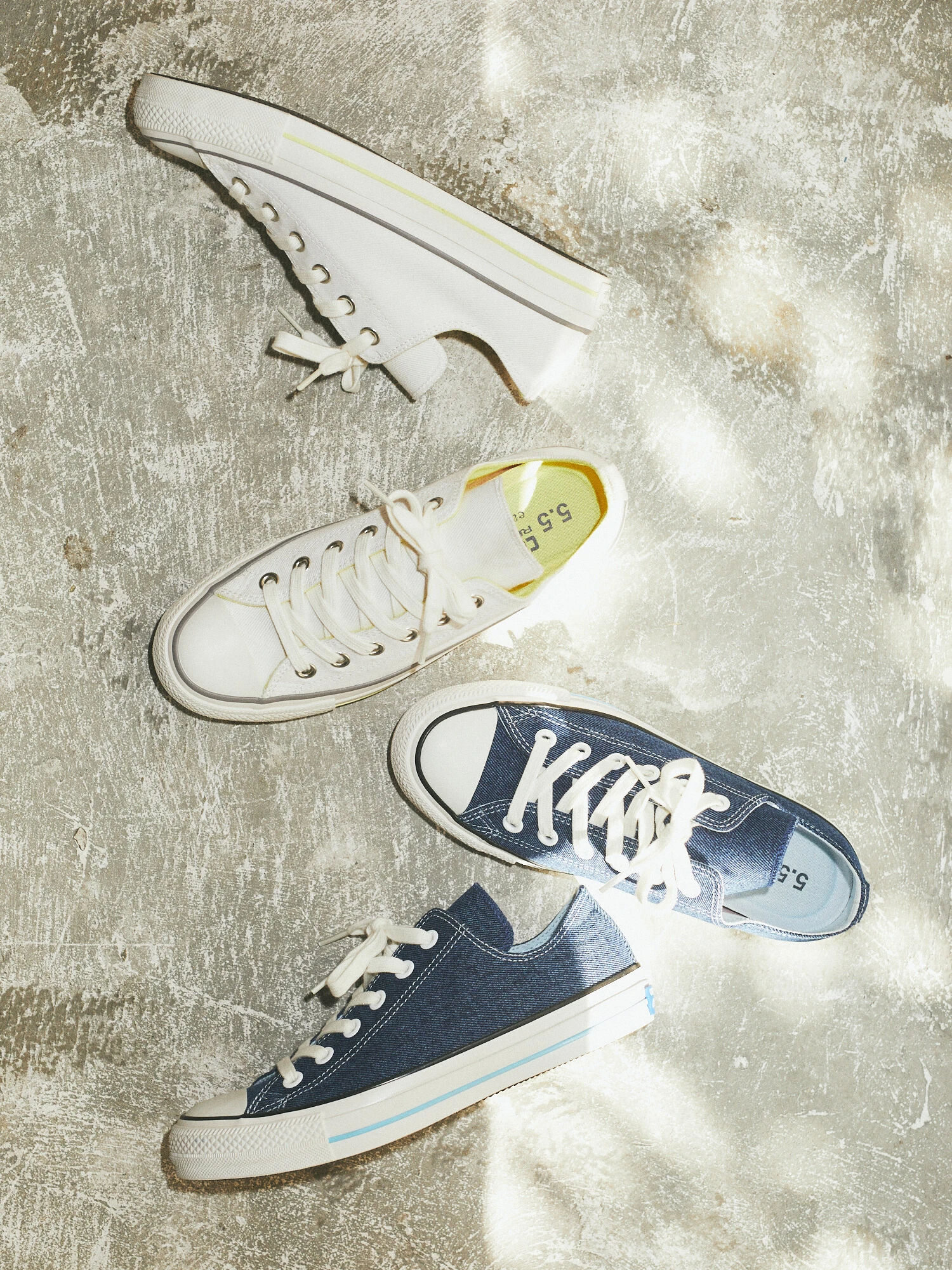 アウトレット】CONVERSE×earth ALLSTAR 100 OX（ホワイト/インディゴ ...