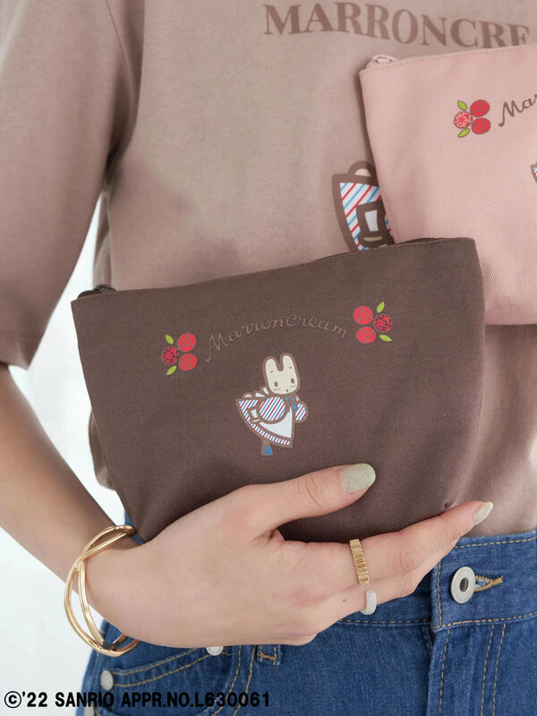 Marroncream ポーチ ピンク ブラウン Earth Music Ecology アースミュージックアンドエコロジー のレディースバッグ ポーチ 1j22ljj0100 ファッション通販のstripe Club