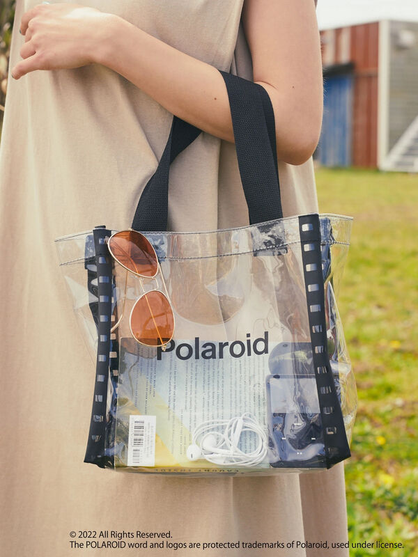 Polaroid クリアトート ダークブラウン クリアー Earth Music Ecology アースミュージックアンドエコロジー のレディース バッグ ポーチ 1j26l0j0100 ファッション通販のstripe Club