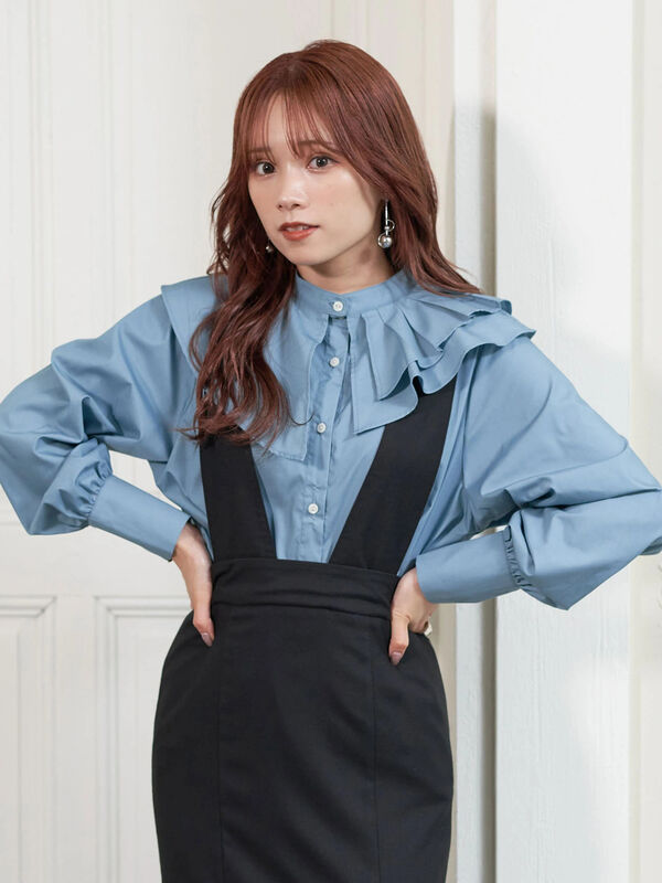 アウトレット】【mer特別号掲載】2wayスリットナロースカート  