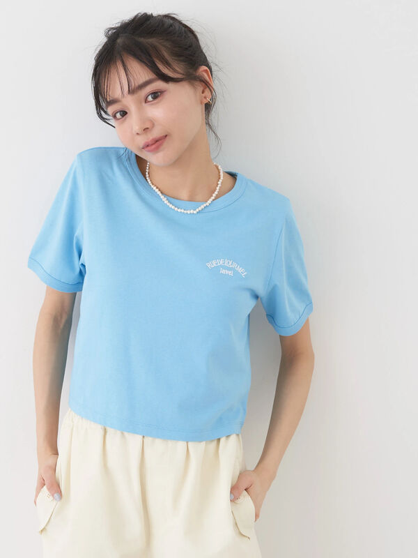 Off-White オフホワイト クロップド Tシャツ S