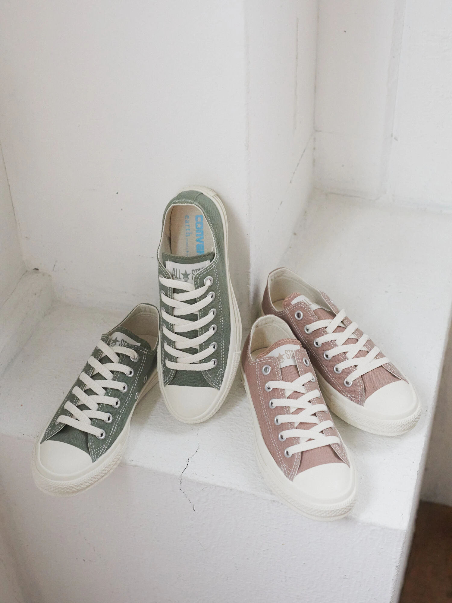 CONVERSE×earth ALL☆STAR OX(モカ/カーキ) / earth music&ecology
