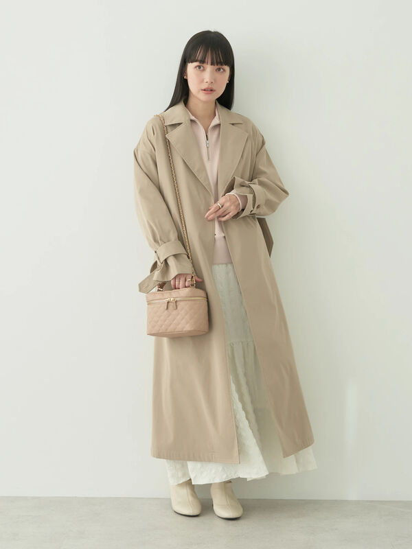 奉呈 ZARA グレージュ系 着流し コート リール - masakihanakata.com