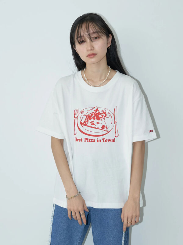 Lee×e.m.a.e PIZZA TEE