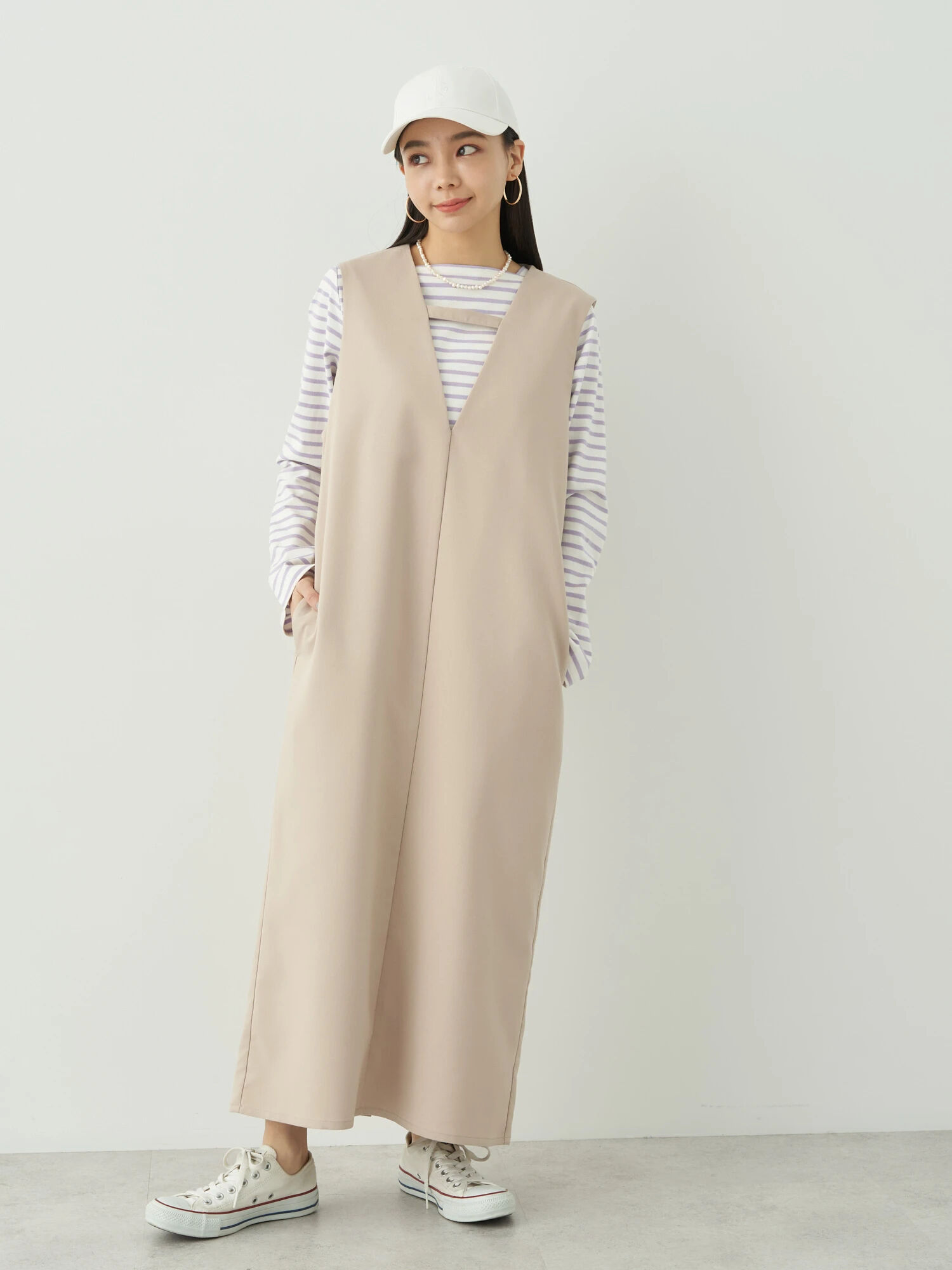 Natsumi Zama  EARTH DRESS ジャンパースカート