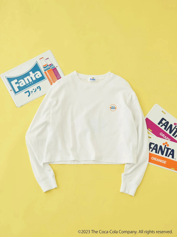 アウトレット】別注 Fanta®ショートロンTEE（オフホワイト） / earth