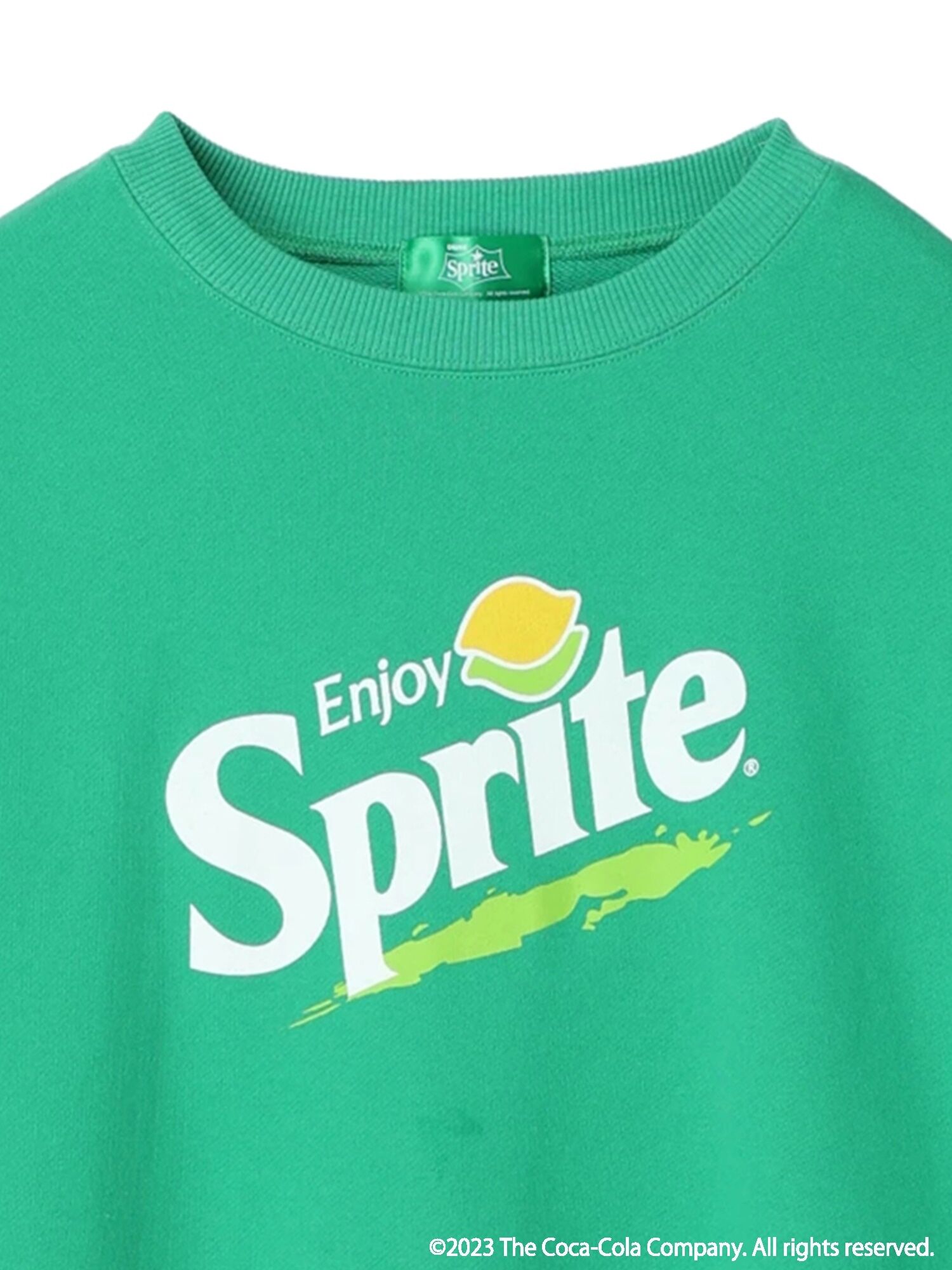 アウトレット】別注 Sprite®スウェット（グリーン） / earth