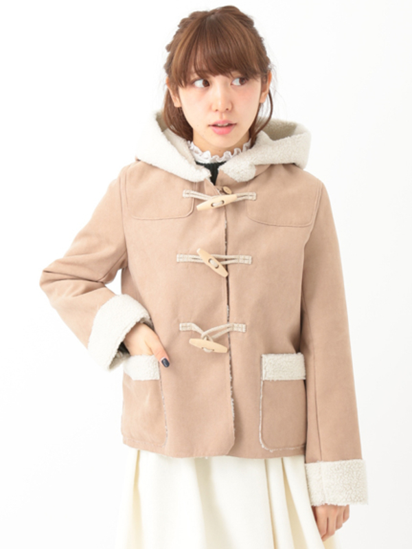 アウトレット 古着 フェイクムートンダッフルコート ベージュ キャメル Earth Music Ecology アースミュージックアンドエコロジー のレディースコート i ファッション通販のstripe Club アウトレット 古着 フェイクムートンダッフルコート ベージュ キャメル Earth Music Ecology アースミュージックアンドエコロジー のレディースコート i ファッション通販のstripe Club