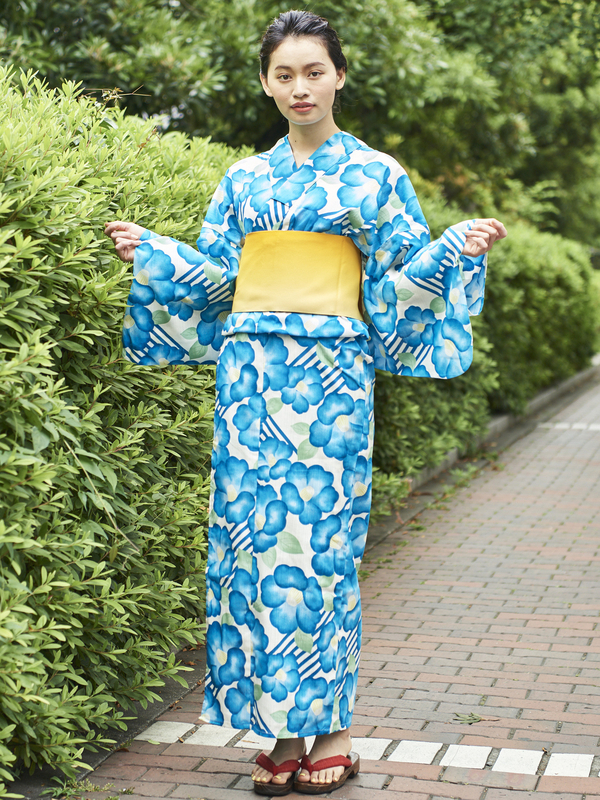 アウトレット ブルーハワイ浴衣 ブルー E Hyphen World Gallery イーハイフンワールドギャラリー のレディース浴衣 i ファッション通販のstripe Club