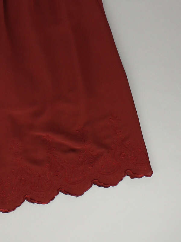 アウトレット 刺繍スカラップセットアップ ブラック テラコッタ E Hyphen World Gallery イーハイフンワールドギャラリー のレディースワンピース h ファッション通販のstripe Club