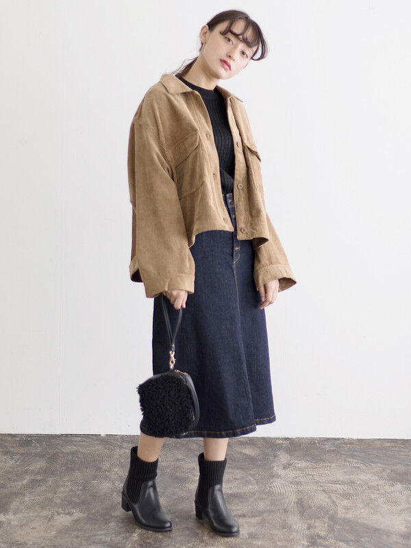2021激安通販 E hyphen world gallery PEACE コーデュロイジャケット