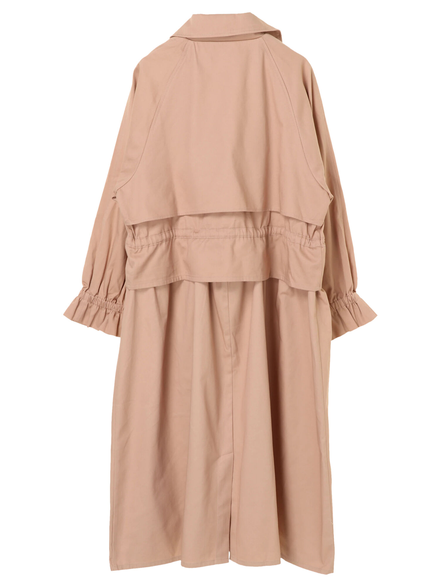 アウトレット 2wayトレンチコート ブラック ベージュ E Hyphen World Gallery イーハイフンワールドギャラリー のレディースコート 2b93l0y0140 ファッション通販のstripe Club