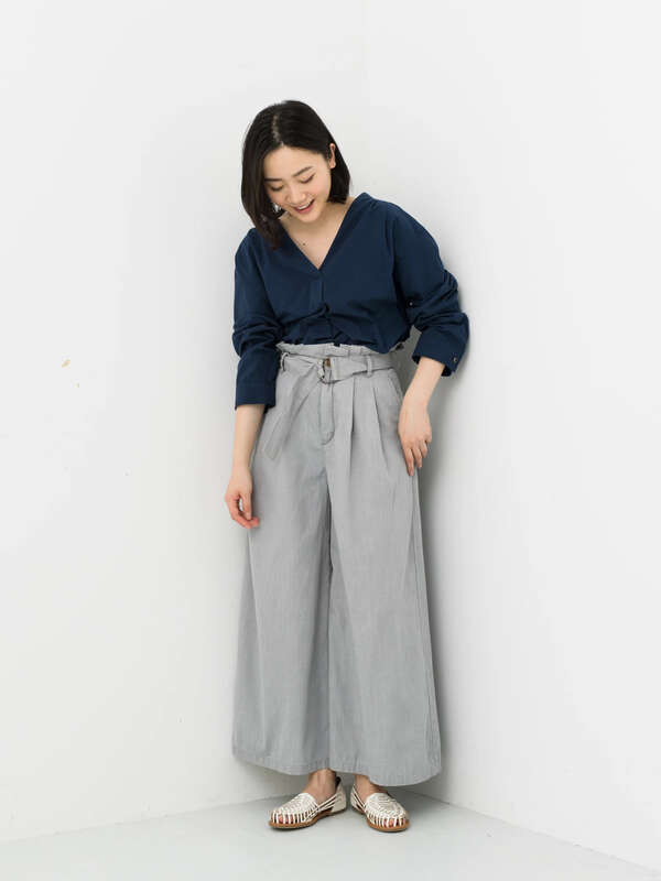Dカンベルトワイドパンツ ライトグレー Sevendays Sunday セブンデイズ サンデイ のレディースパンツ f ファッション通販のstripe Club Dカンベルトワイドパンツ ライトグレー Sevendays Sunday セブンデイズ サンデイ のレディースパンツ f ファッション通販のstripe Club