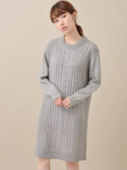 ケーブルニットワンピース ワンピース ワンピース ワンピース Green Parks Chocol Raffine Robe Sweetsnowy