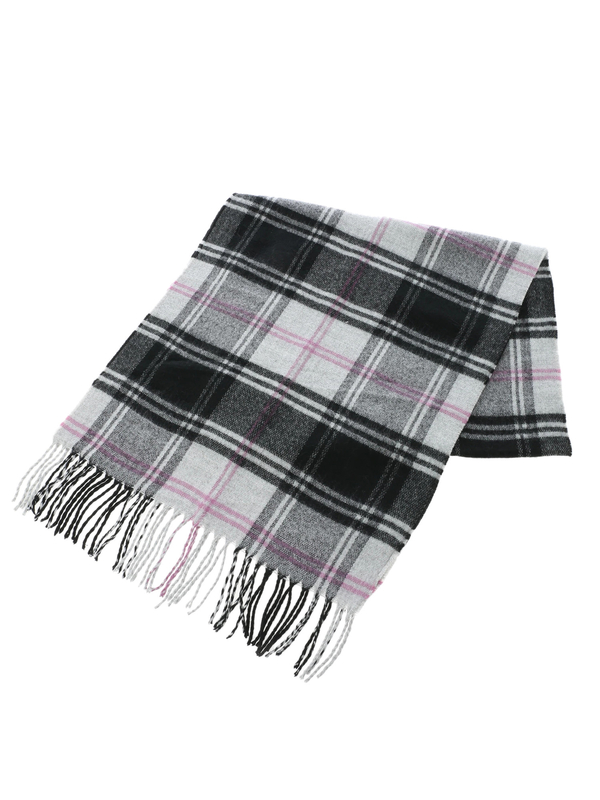 アウトレット 起毛チェックストール グレー レッド ベージュ Green Parks グリーンパークス のレディースストール マフラー 6a97l6j00 ファッション通販のstripe Club