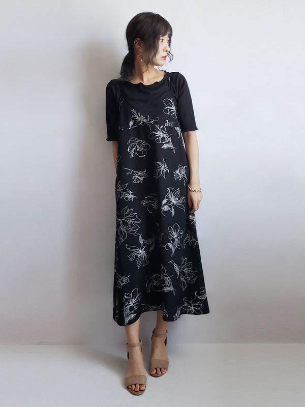 Ray Cassin Set2点tシャツ フラワーワンピ ブラック ピンク ベージュ Green Parks グリーンパークス のワンピース 6p02l0h1100 ファッション通販のstripe Club Ray Cassin Set2点tシャツ フラワーワンピ ブラック ピンク ベージュ Green Parks グリーンパークス のワンピース 6p02l0h1100 ファッション通販のstripe Club